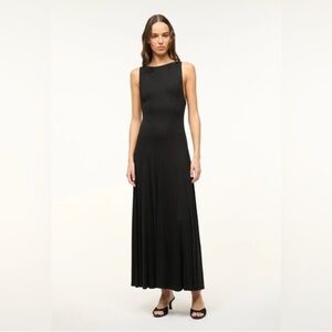 Staud Black Gramercy Maxi Dress XL